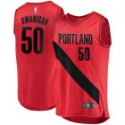 Camiseta Caleb Swanigan 50 Portland Trail Blazers Statement Edition Rojo Hombre